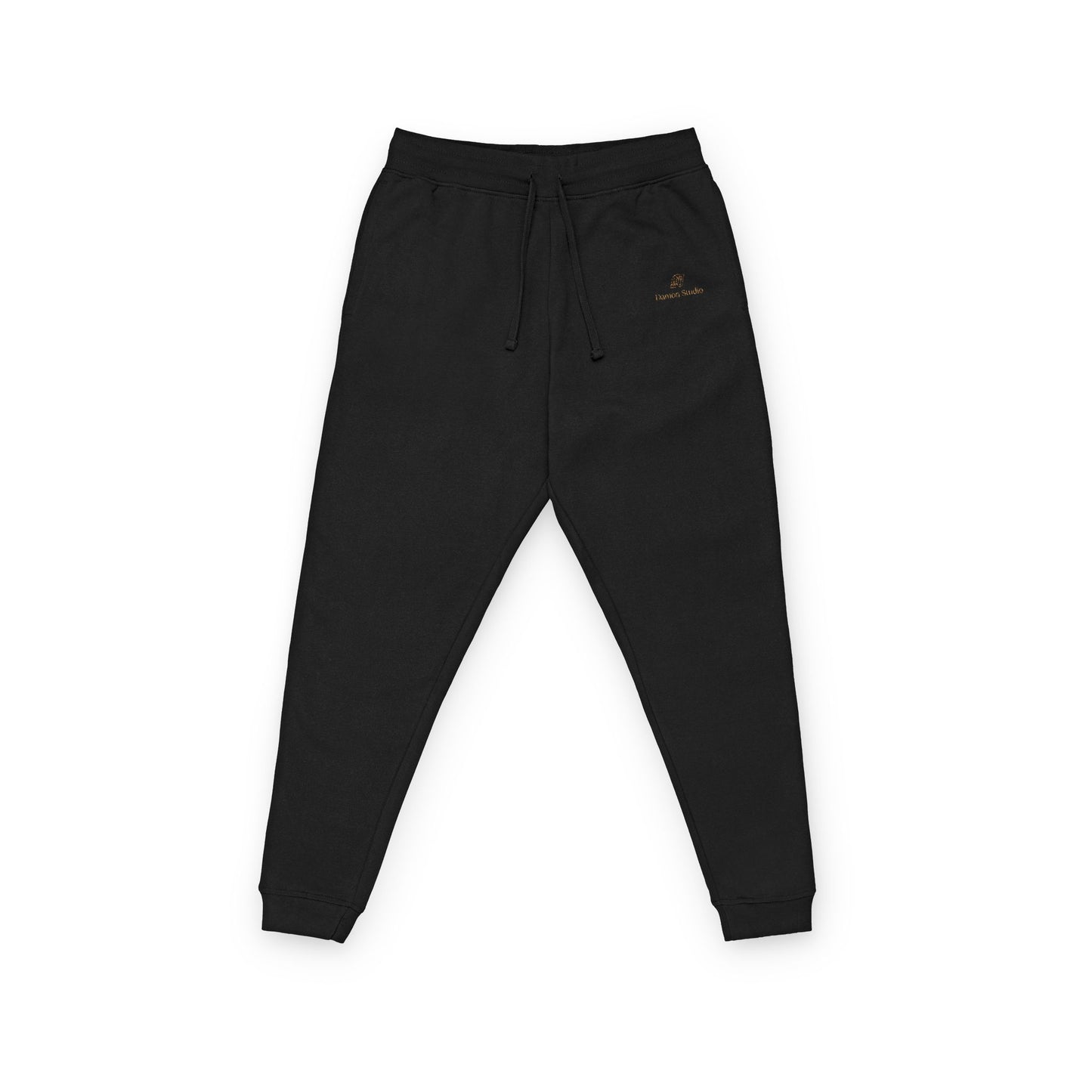 Embroidered Minimal Script Fleece Joggers