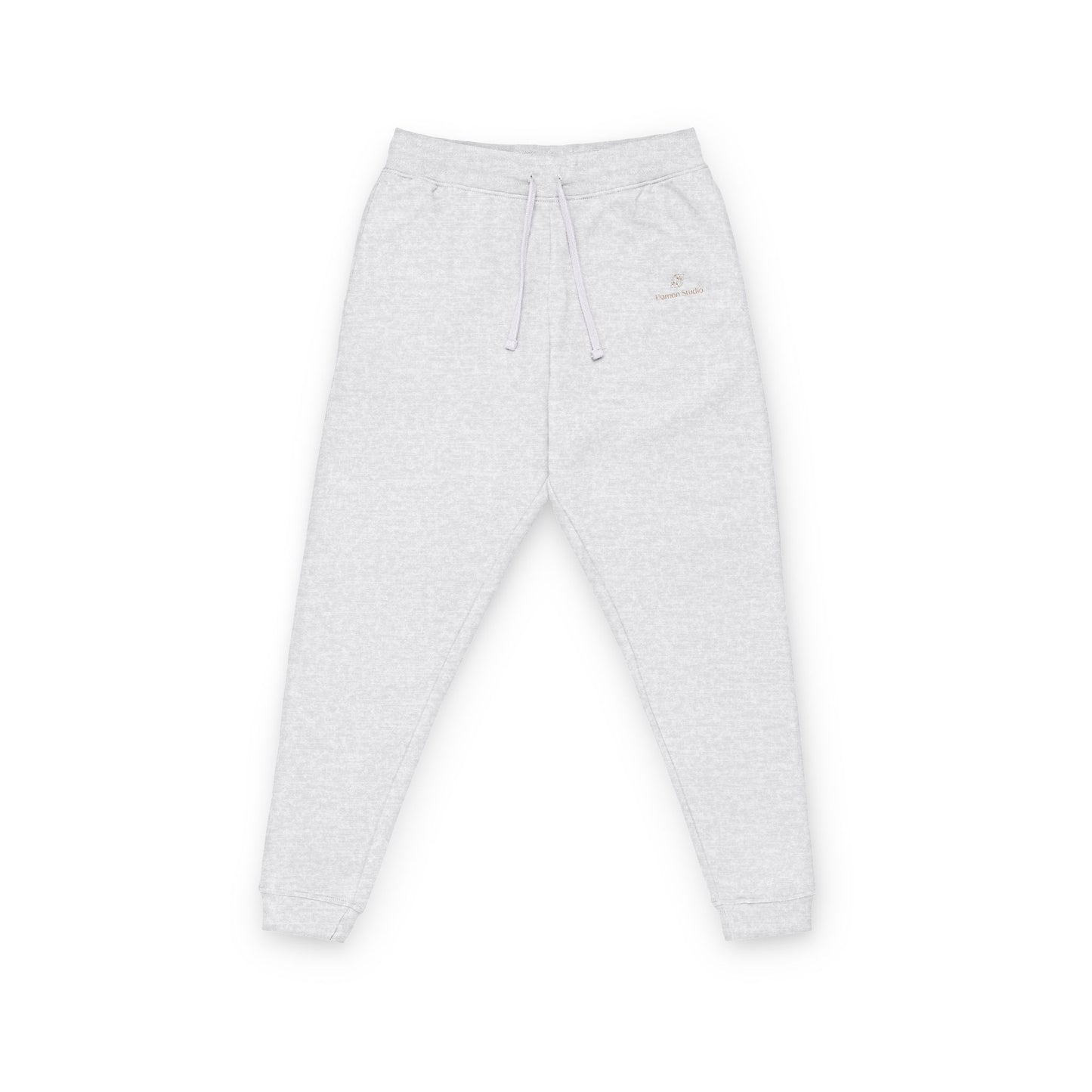 Embroidered Minimal Script Fleece Joggers