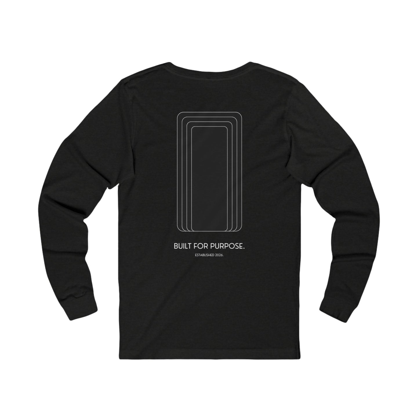 Long Sleeve Tee — Minimal Pocket Logo Chest